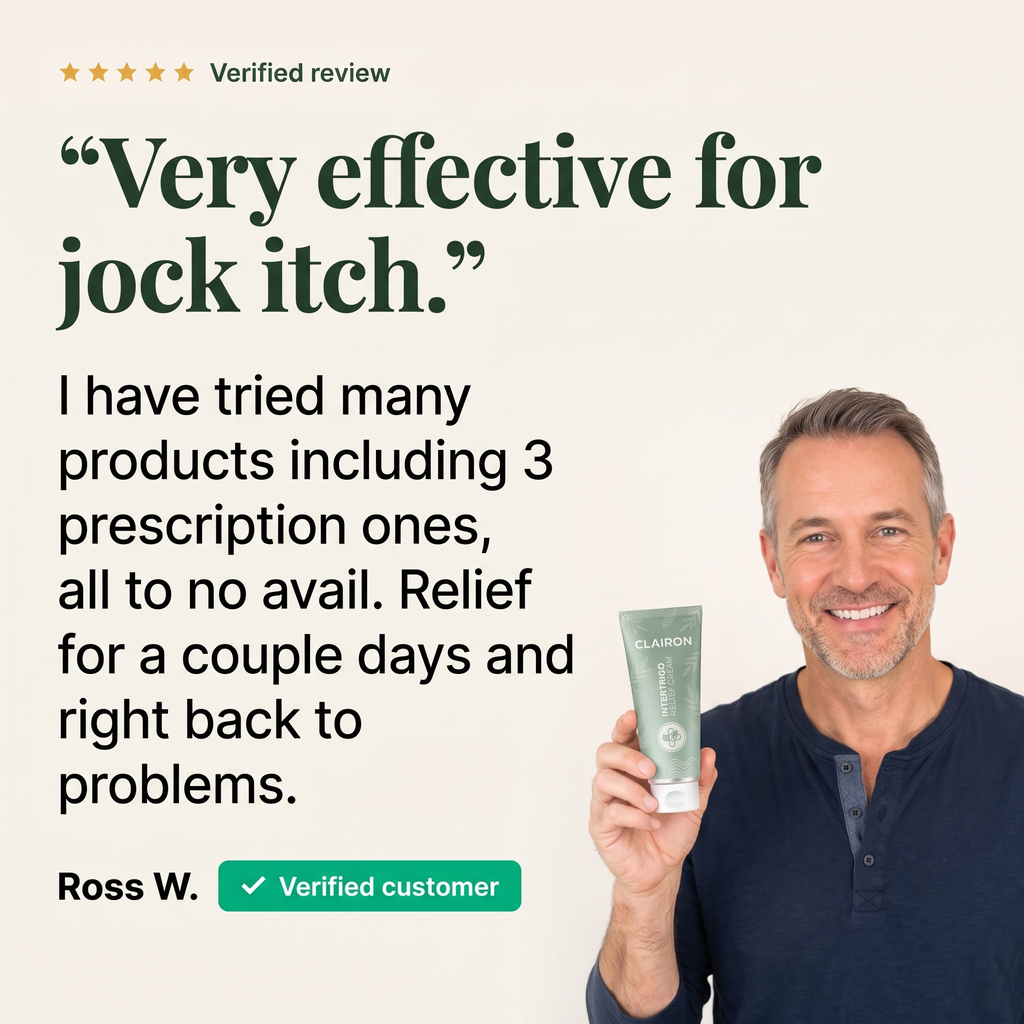 Customer review: very effective for jock itch