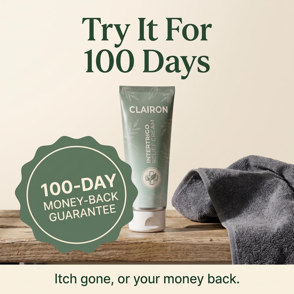 Try it for 100 days, itch gone or your money back