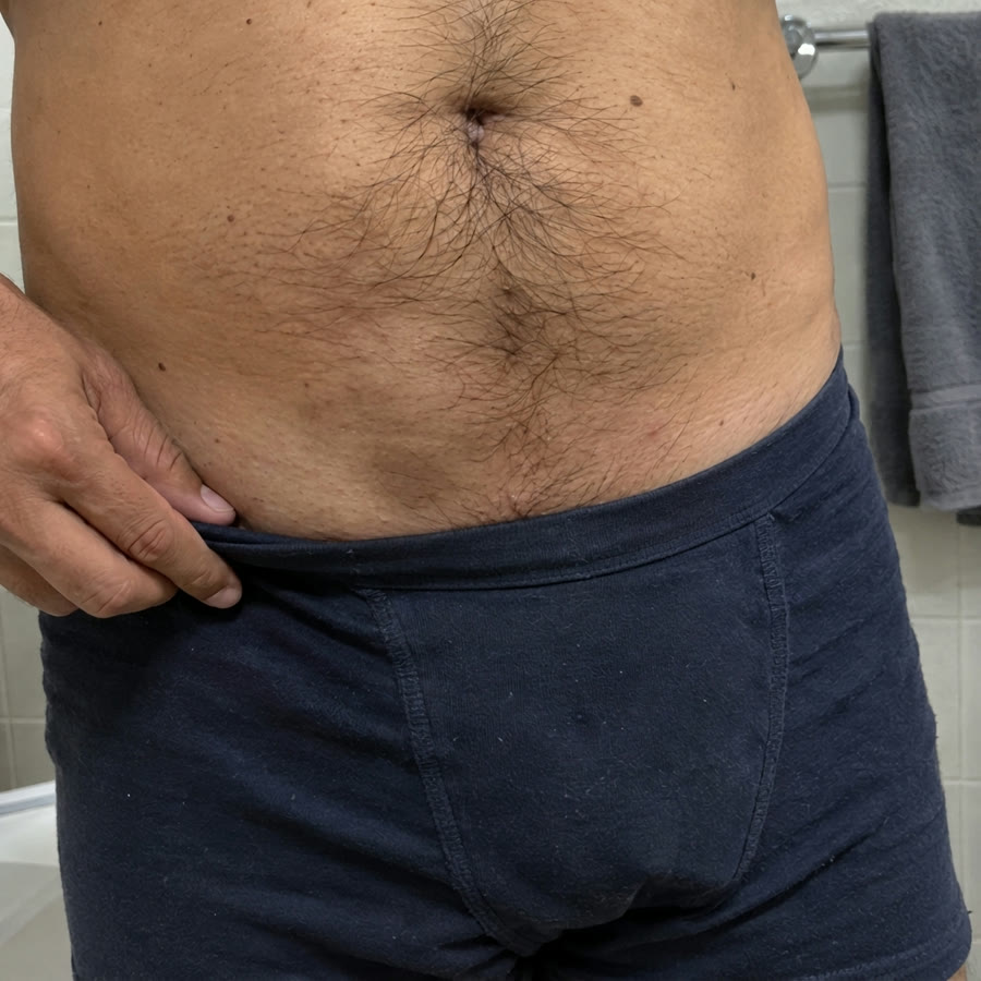 Pubic Area after